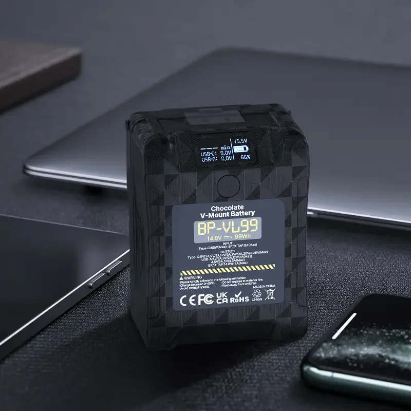 Pin V-Mount cho Studio Ulanzi BP-VL99 Chocolate dung lượng 26000mAh - Chính hãng - Ảnh 5