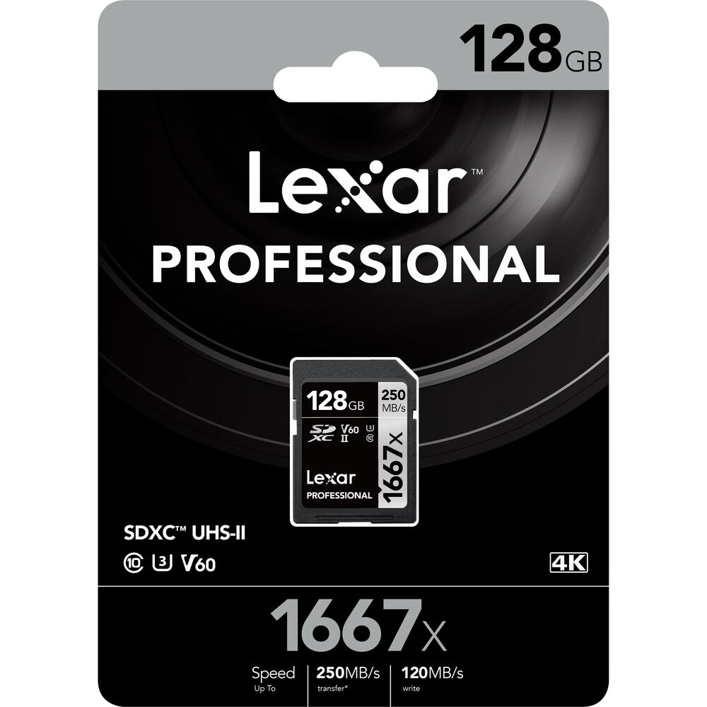Thẻ nhớ Lexar Professional 1667x SDXC UHS-II U3 V60 128GB | Chính Hãng - Ảnh 3