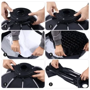 Softbox Octagon Ulanzi Fold DS40 40cm L066 - Chính hãng - Ảnh 3