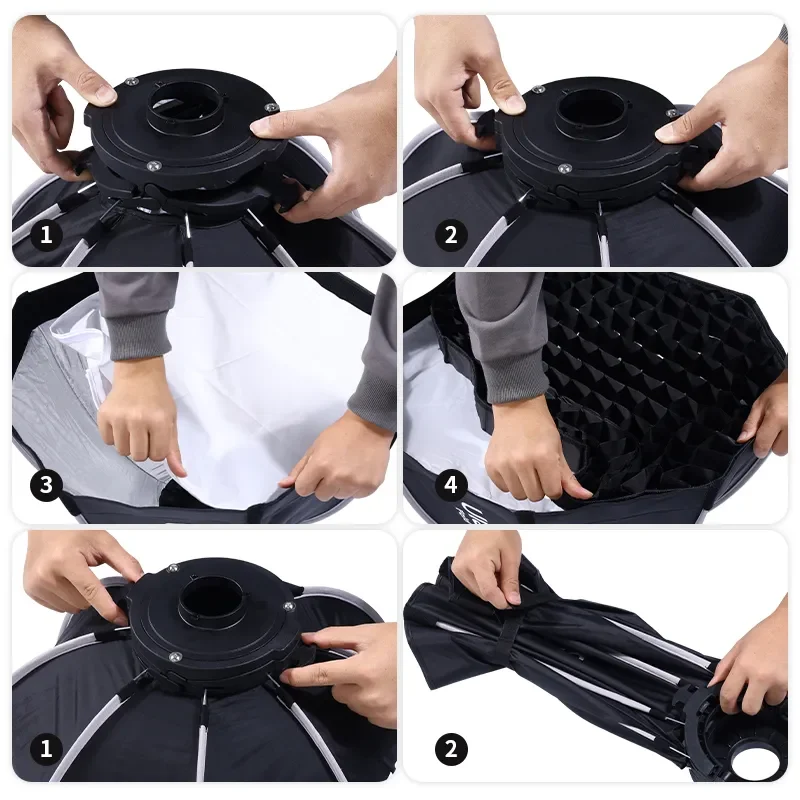 Softbox Octagon Ulanzi Fold DS40 40cm L066 - Chính hãng - Ảnh 3