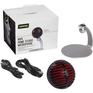 Micro thu âm condenser Shure MV5 cổng Lightning - Đen - Chính hãng - Ảnh 5