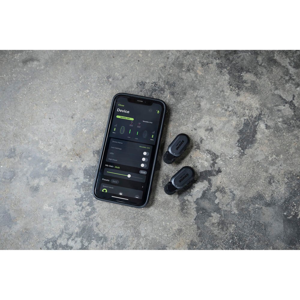 Bộ micro không dây Shure MoveMic Two - Chính hãng - Ảnh 6