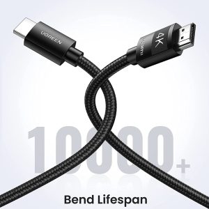 Ugreen 40102 3M 4K 60Hz màu đen Cáp hdmi HD119 20040102 - Ảnh 4