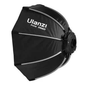 Softbox Ulanzi DS60 thiết kế thông minh lắp đặt dễ dàng với ngàm bowen tiêu chuẩn cùng 3 lớp tản sáng kèm Grid L067 - Ảnh 2