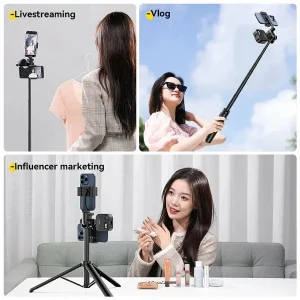 Tripod Ulanzi MT-70 Gậy chụp ảnh Selfie 3 chân có điều khiển Bluetooth cho điện thoại - Ảnh 11