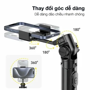 Tripod Ulanzi MT-70 Gậy chụp ảnh Selfie 3 chân có điều khiển Bluetooth cho điện thoại - Ảnh 7