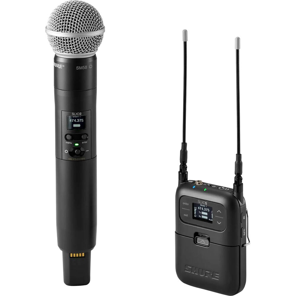 Bộ Thu Phát Không Dây Shure SLXD25/SM58 - Chính hãng
