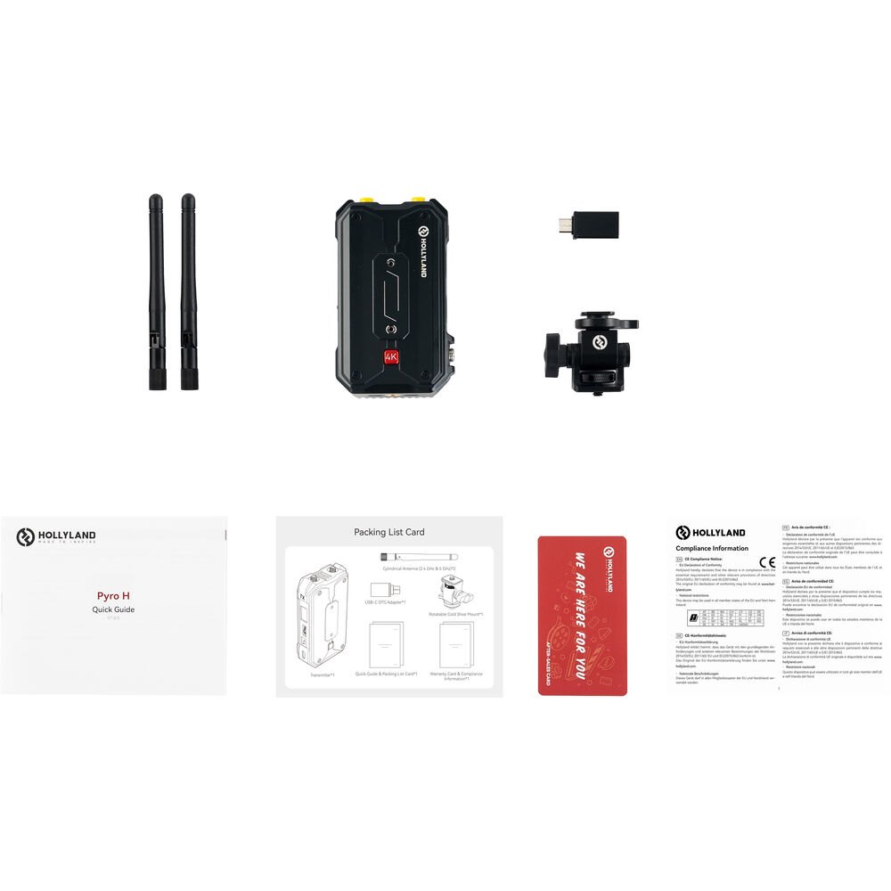Bộ phát video không dây HDMI Hollyland Pyro H TX 4K - Chính hãng - Ảnh 5