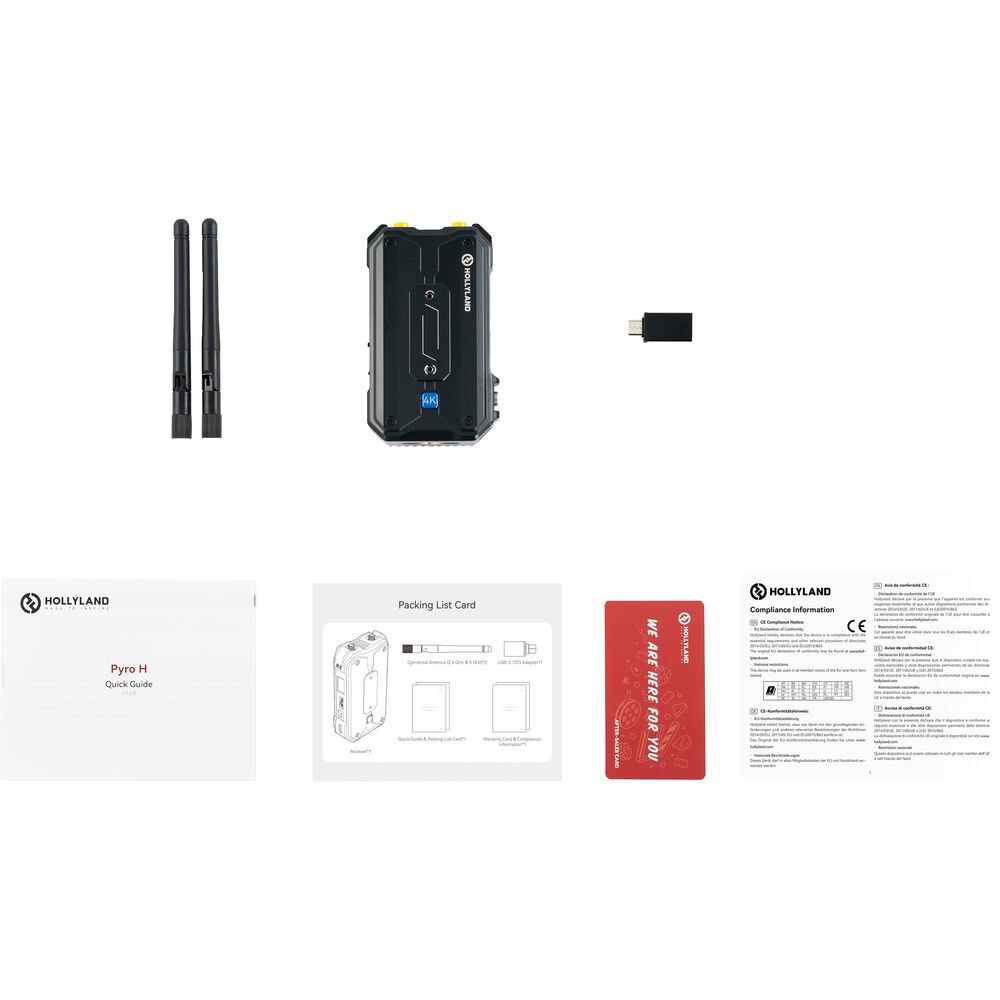 Bộ phát video không dây HDMI Hollyland Pyro H RX 4K - Chính hãng - Ảnh 5