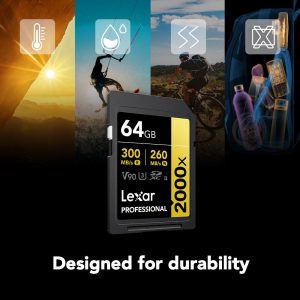 Thẻ nhớ Lexar Professional 2000x SDHC/SDXC UHS-II U3 64GB | Chính Hãng - Ảnh 2