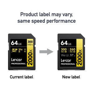 Thẻ nhớ Lexar Professional 2000x SDHC/SDXC UHS-II U3 64GB | Chính Hãng - Ảnh 4