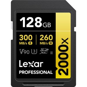 Thẻ nhớ Lexar Professional 2000x SDHC/SDXC UHS-II U3 128GB | Chính Hãng