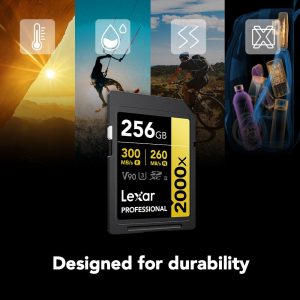 Thẻ nhớ Lexar Professional 2000x SDHC/SDXC UHS-II U3 256GB | Chính Hãng - Ảnh 3