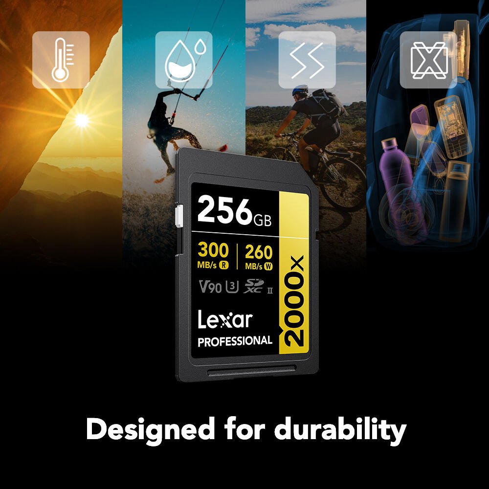 Thẻ nhớ Lexar Professional 2000x SDHC/SDXC UHS-II U3 256GB | Chính Hãng - Ảnh 3