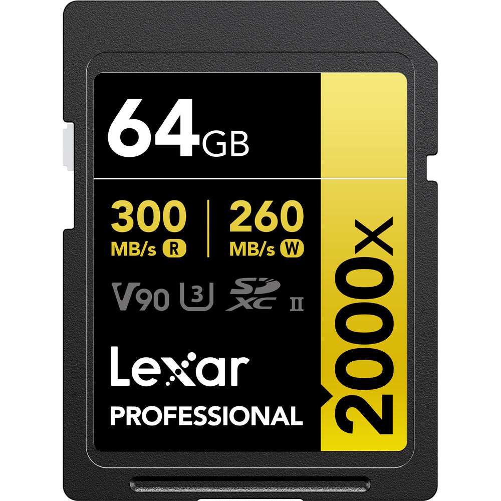 Thẻ nhớ Lexar Professional 2000x SDHC/SDXC UHS-II U3 64GB | Chính Hãng
