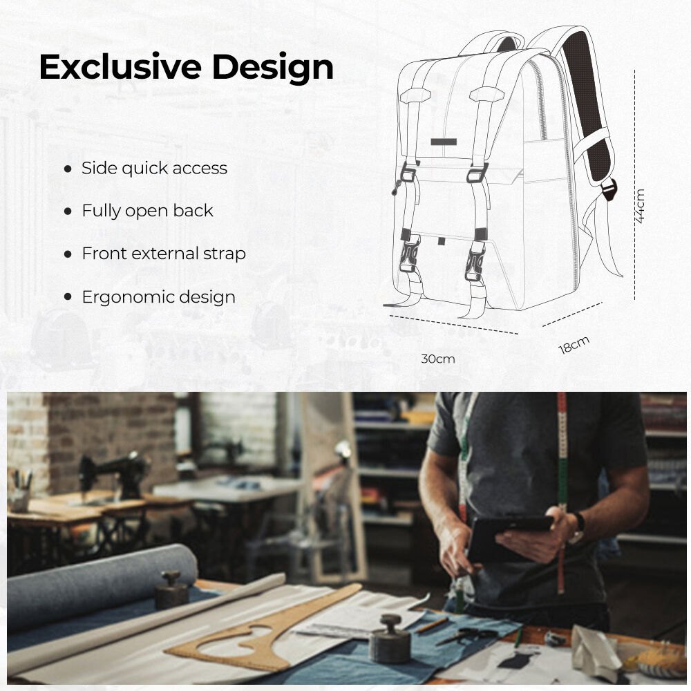 Balo máy ảnh K&F Concept Backpack KF13.087AV6 - Chính hãng - Ảnh 4