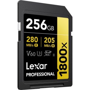 Thẻ nhớ Lexar Professional 1800x SDXC UHS-II U3 V60 256GB | Chính Hãng - Ảnh 2