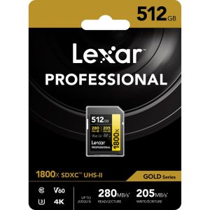 Thẻ nhớ Lexar Professional 1800x SDXC UHS-II U3 V60 512GB | Chính Hãng - Ảnh 4