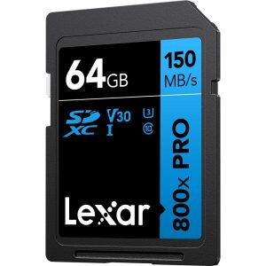 Thẻ nhớ SD Lexar Professional 800x PRO UHS-I U3 V30 64GB | Chính Hãng - Ảnh 2