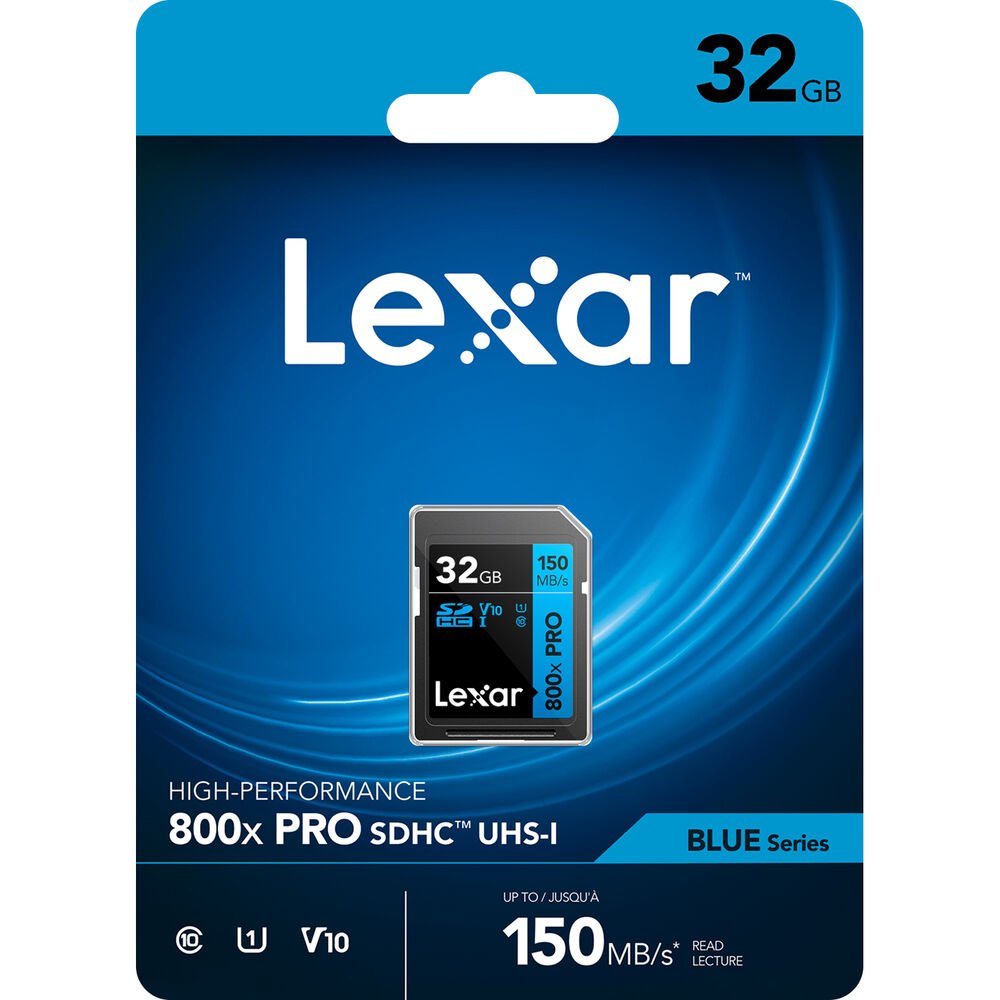 Thẻ nhớ SD Lexar Professional 800x PRO UHS-I U1 V10 32GB | Chính Hãng - Ảnh 4
