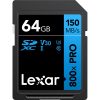 Thẻ nhớ SD Lexar Professional 800x PRO UHS-I U3 V30 64GB | Chính Hãng