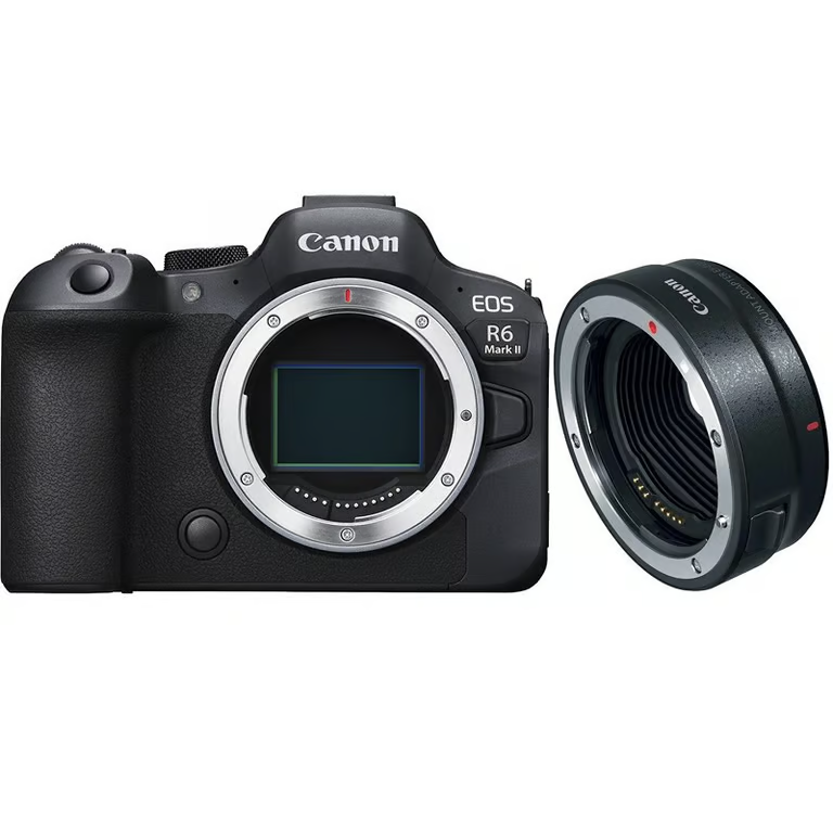 Canon EOS R6 Mark II + Ngàm chuyển EF-EOS R | Chính Hãng
