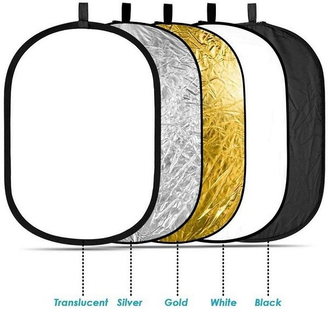 Tấm hắt sáng bầu dục 5in1 90x120cm - Ảnh 5