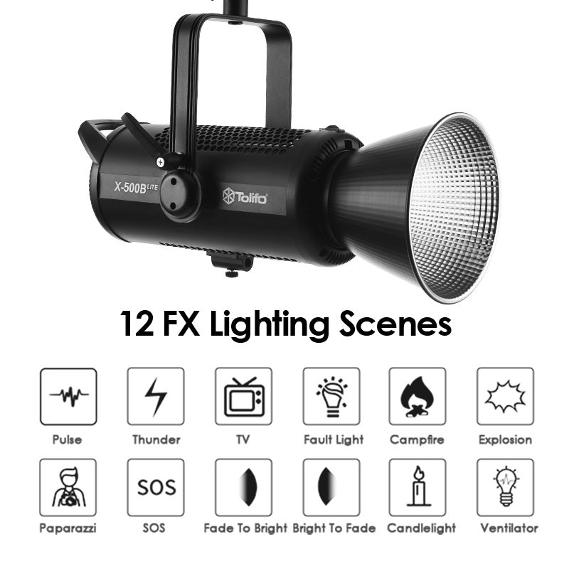 Đèn Led Tolifo X-500B Lite 2700K-6500K - Ảnh 3