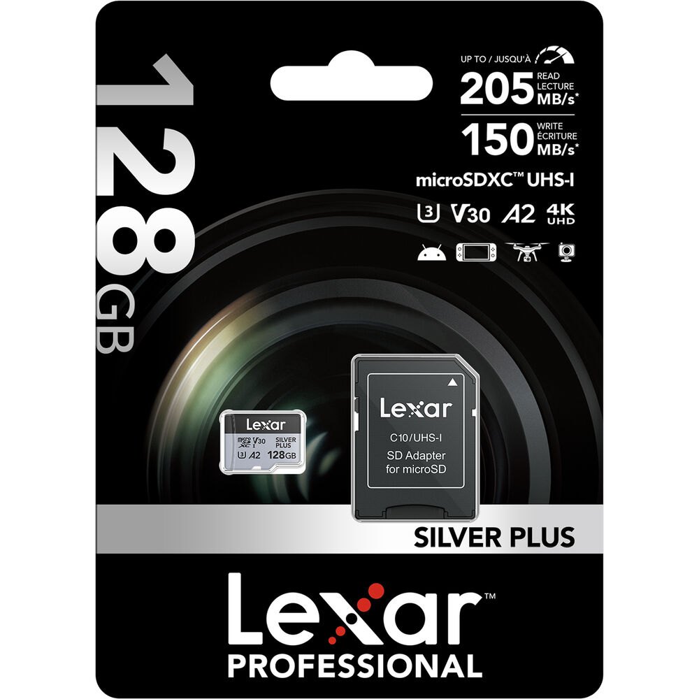 Thẻ nhớ MicroSD Lexar 128GB Professional SILVER PLUS UHS-I | Chính Hãng - Ảnh 4