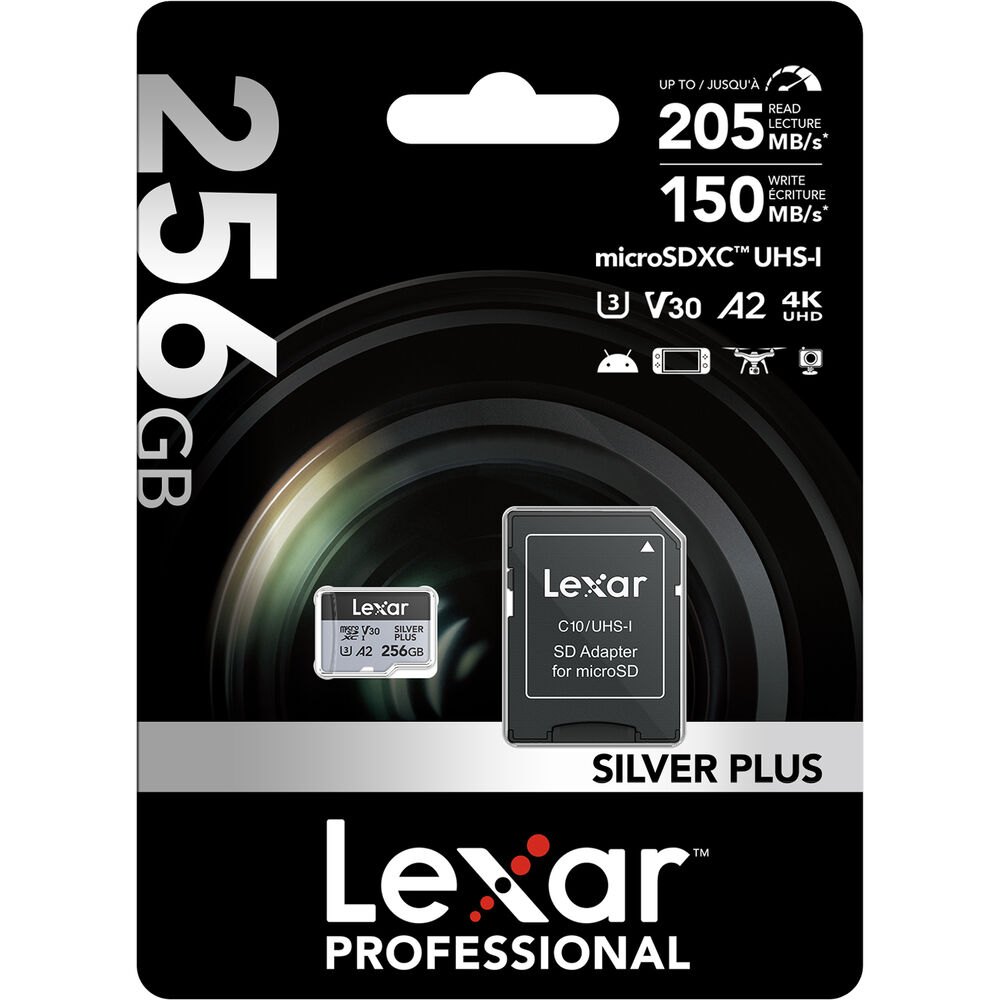 Thẻ nhớ MicroSD Lexar 256GB Professional SILVER PLUS UHS-I | Chính Hãng - Ảnh 4