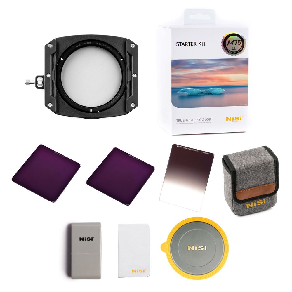 Bộ kính lọc ánh sáng Nisi - Starter Kit M75-II | Chính Hãng