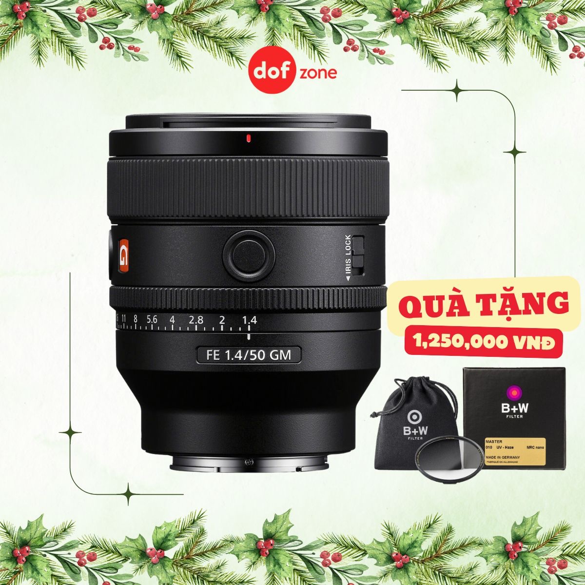 Sony FE 50mm f/1.4 GM (SEL50F14GM) | Chính Hãng