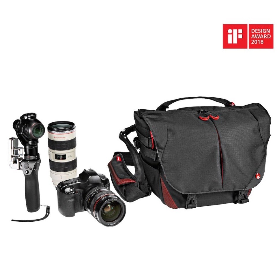 Túi máy ảnh Manfrotto Bumblebee M-10 PL Messenger Black