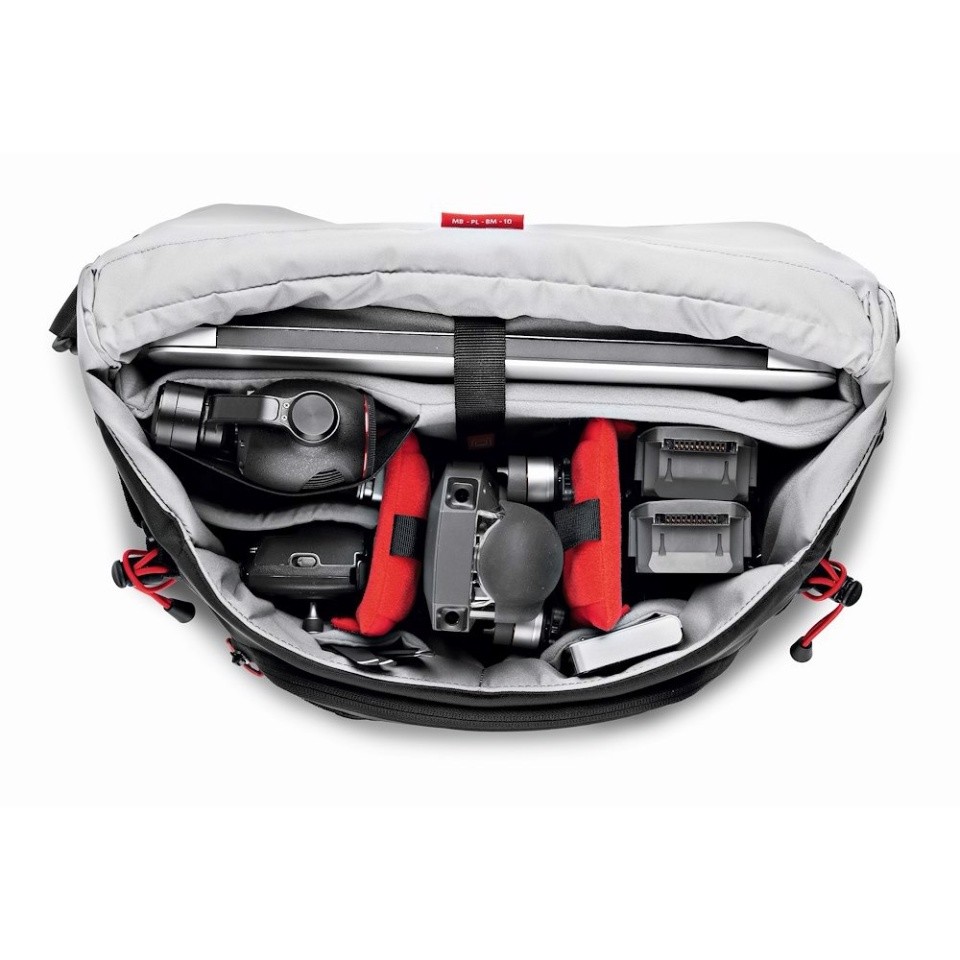 Túi máy ảnh Manfrotto Bumblebee M-10 PL Messenger Black - Ảnh 4