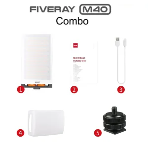 Đèn Zhiyun Fiveray M40 Combo Cầm Tay - Chính hãng - Ảnh 9
