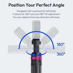 Chân đèn Ulanzi MT-89 chân đèn cao 2M tích hợp tấm Plate tháo nhanh chính hãng - Ảnh 8