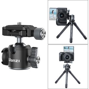 Đầu nối chuyển tiếp Ulanzi Ballhead U80L Arca Side Cold Shoe - Khả năng tải 10kg - Ảnh 4