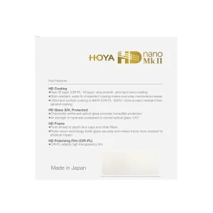 Kính lọc ánh sáng Hoya 77mm HD Nano MKII UV - Ảnh 2