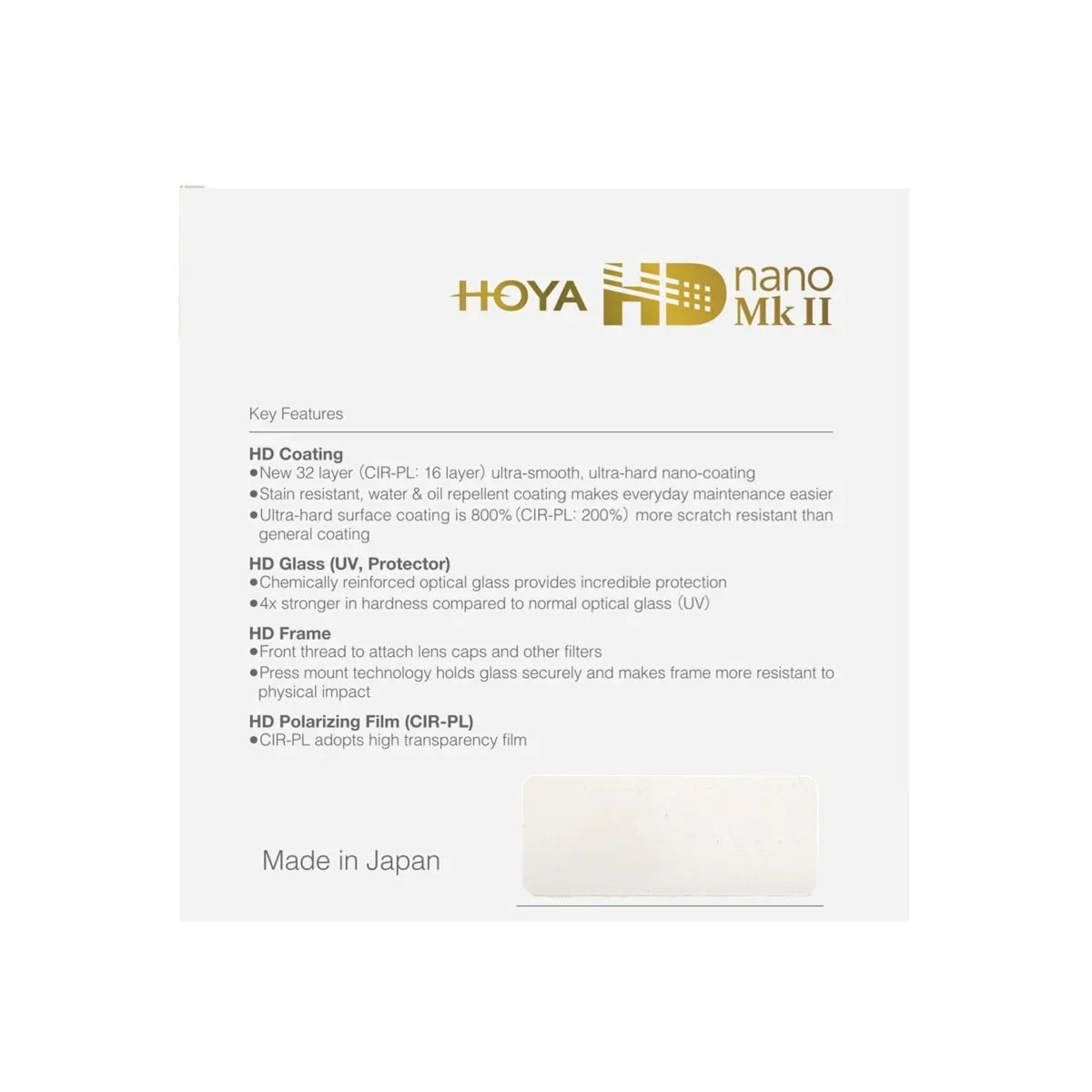 Kính lọc ánh sáng Hoya 77mm HD Nano MKII UV - Ảnh 2