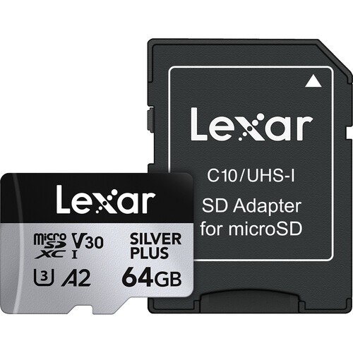 Thẻ nhớ MicroSD Lexar 64GB Professional SILVER PLUS UHS-I | Chính Hãng