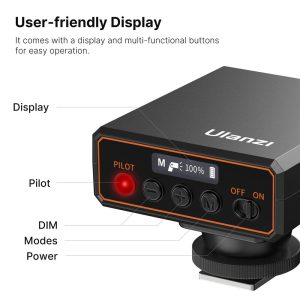 Ulanzi F12 đèn flash mini tích hợp Pin 1200mAh - Ảnh 2