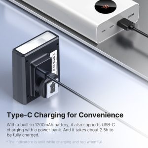 Ulanzi F12 đèn flash mini tích hợp Pin 1200mAh - Ảnh 3