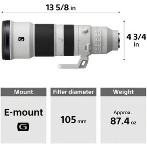 Ống kính Sony FE 400-800mm f/6.3-8 G OSS (Sony E) | Chính Hãng - Ảnh 15