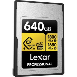 Thẻ nhớ Lexar Professional GOLD CFexpress 4.0 Type A Card 640GB | Chính Hãng - Ảnh 2