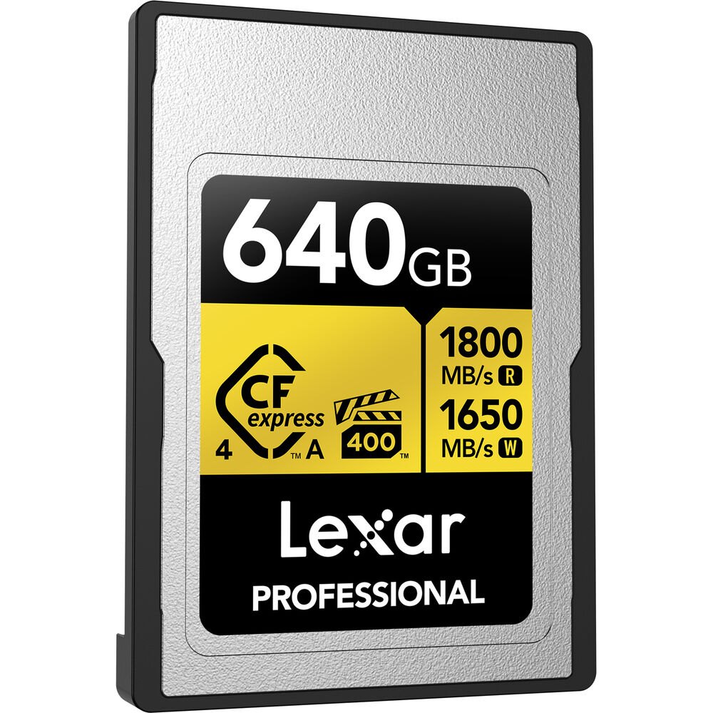 Thẻ nhớ Lexar Professional GOLD CFexpress 4.0 Type A Card 640GB | Chính Hãng - Ảnh 2