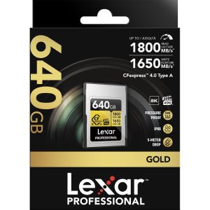 Thẻ nhớ Lexar Professional GOLD CFexpress 4.0 Type A Card 640GB | Chính Hãng - Ảnh 5