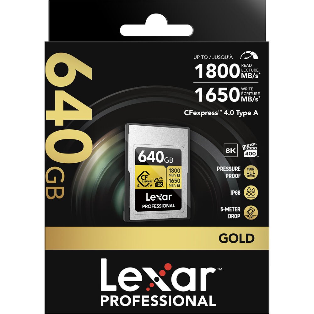 Thẻ nhớ Lexar Professional GOLD CFexpress 4.0 Type A Card 640GB | Chính Hãng - Ảnh 5