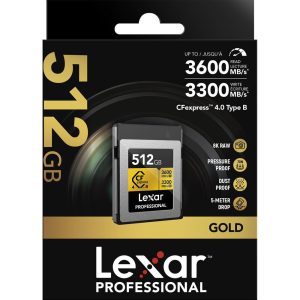 Thẻ nhớ Lexar Professional GOLD CFexpress 4.0 Type B 512GB | Chính Hãng - Ảnh 5