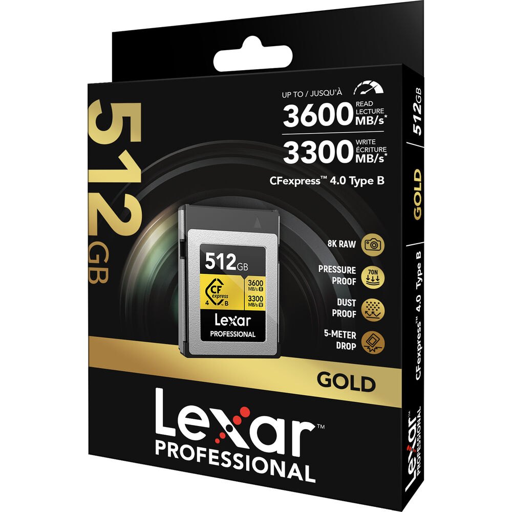 Thẻ nhớ Lexar Professional GOLD CFexpress 4.0 Type B 512GB | Chính Hãng - Ảnh 6
