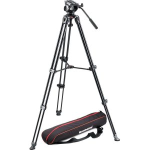 Bộ chân máy quay Manfrotto MVH502A Fluid Head & MVT502AM | Chính Hãng